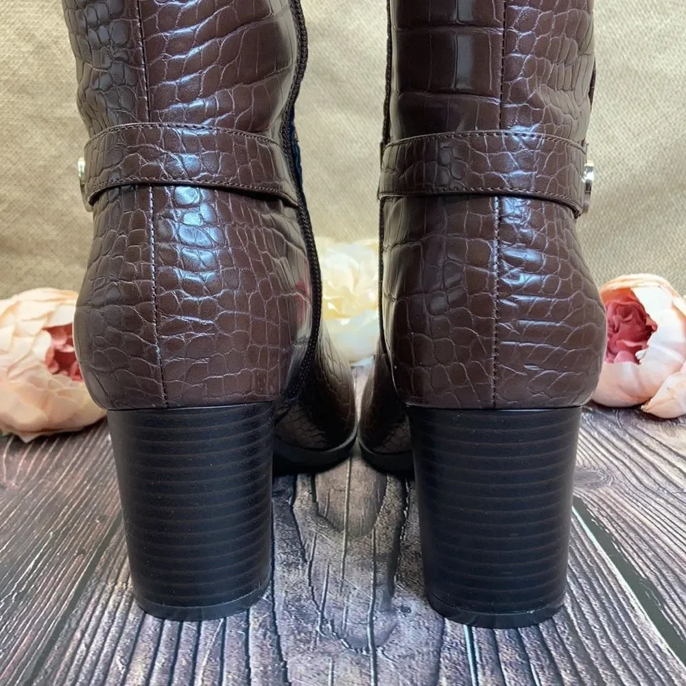 Giani Bernini Dark Brown Adonnys Dress Boots 10M - Picture 5 of 8